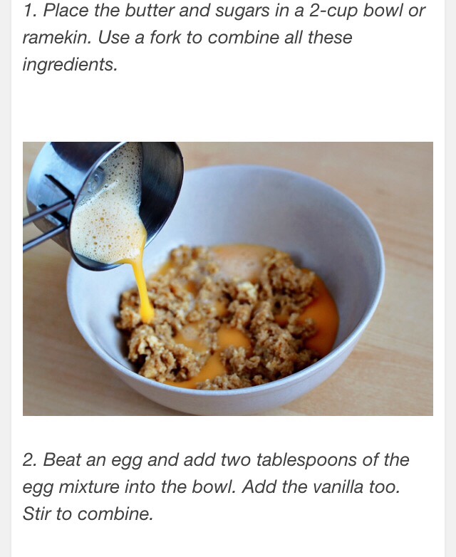 2 Minute Chocolate Chip Cookie !!!