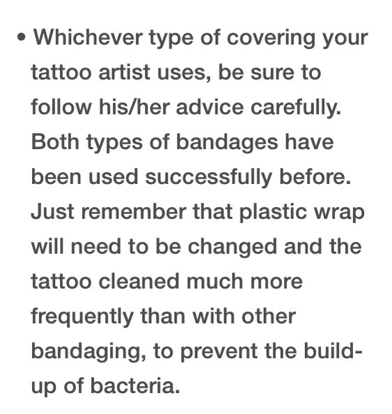 How To Care For A New Tattoo✨