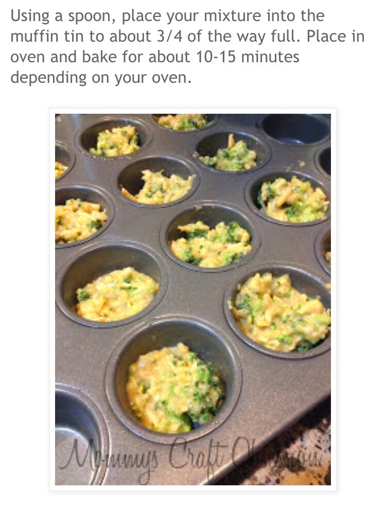 Delicious Broccoli And Cheese Bites!