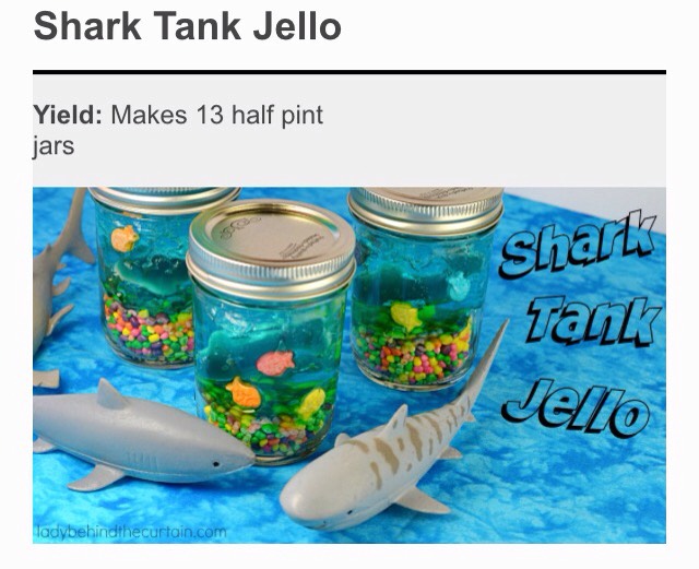 SHARK TANK JELLO 🐠🐟