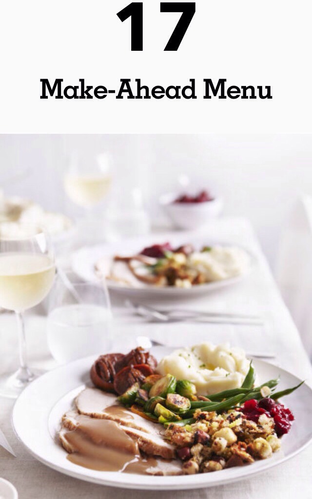 Thanksgiving Menu Plans #friendsgiving
