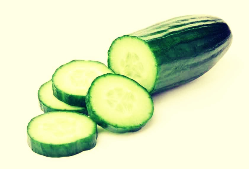 Similar to the spoon trick, putting a slice of fresh and cool cucumber on your eyes can help reduce dark circles and puffiness. As well as rejuvinate skin.