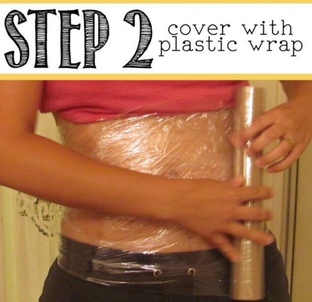 Lose 1 Inch Over Night DIY Body Wrap