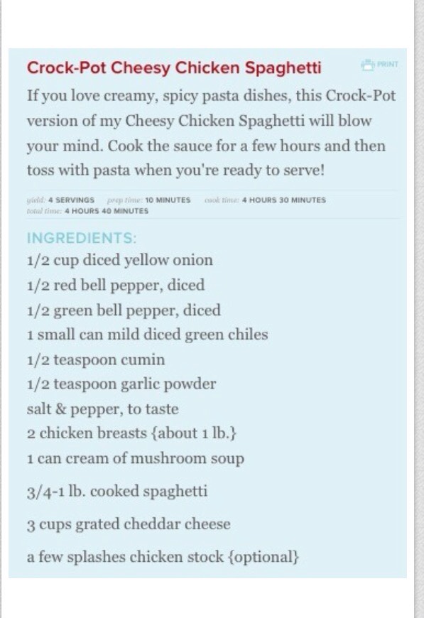 Crockpot AMAZING Cheesy Chicken Spaghetti😍😍🍝🍝🍝🍝
