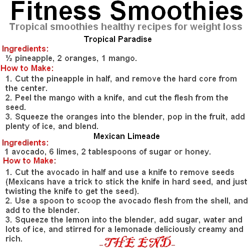 Diet smoothie recipes!!