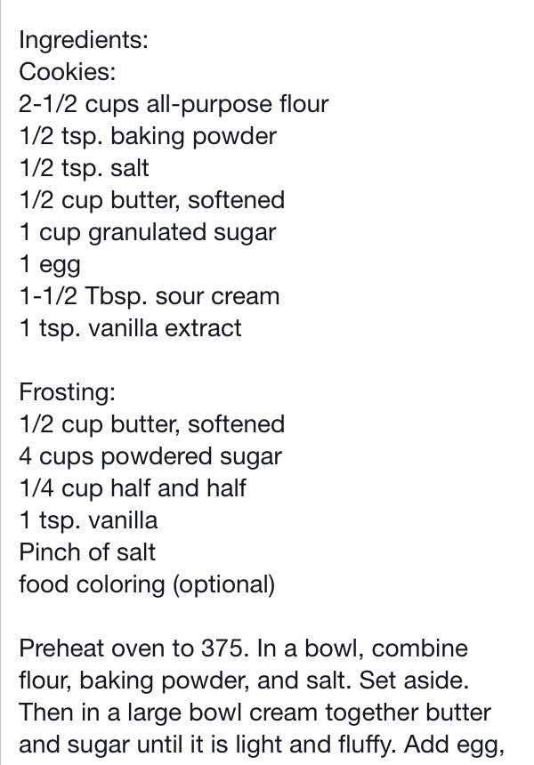 Sugar Cookie Bars