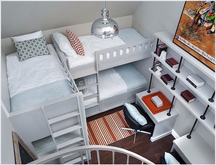 Elegant Space Savings Bedrooms For Four Kids!!👍👍