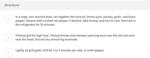 Directions