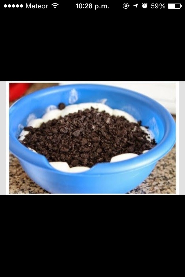 Put crumbled Oreos in it 