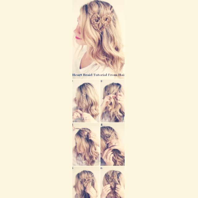 Heart Braids! The Perfect Unique Hairstyle To Grab Attention This Holliday Season