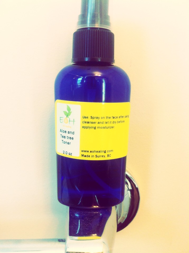 This is my toner, and is also complete natural and is made from essential oils 