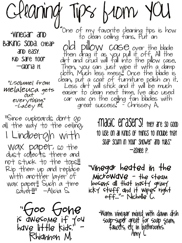 30+ Spring Cleaning tips
#tidytips