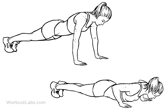 8. Another 10 push ups

~If you have been doing the press ups the other way against a surface, at this point try doing it against the floor for an even greater effect. If you want, take a break in between each 5 push ups that you do. You may need some practice, as push ups are very hard at first!