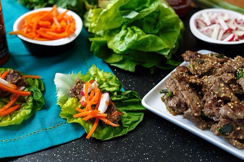 Steak Lettuce Wraps

Asian flavors take this steak and veggie wrap to a whole new level of deliciousness! 