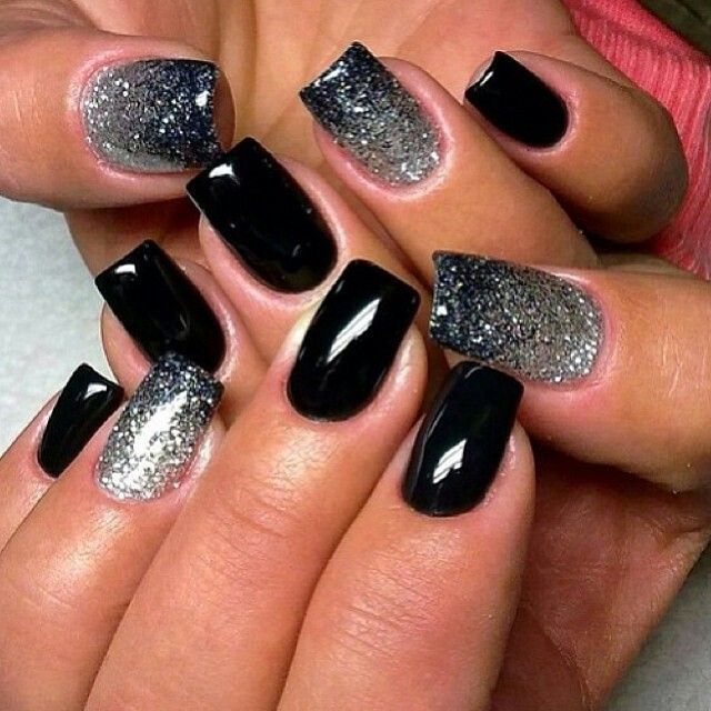 ombre glitter ideas