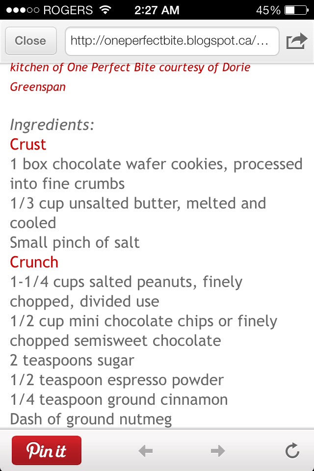 Chocolate Peanut Butter Pie