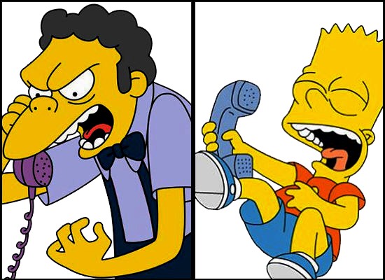 Prank call friends or places like pizza parlors, etc. this will sure bring giggles