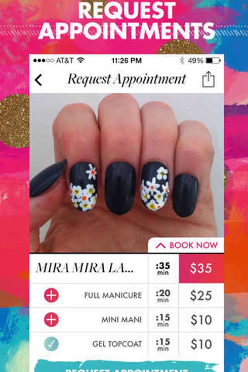 2. Top Coat lets you browse and book local nail artists based on their uploaded photo.