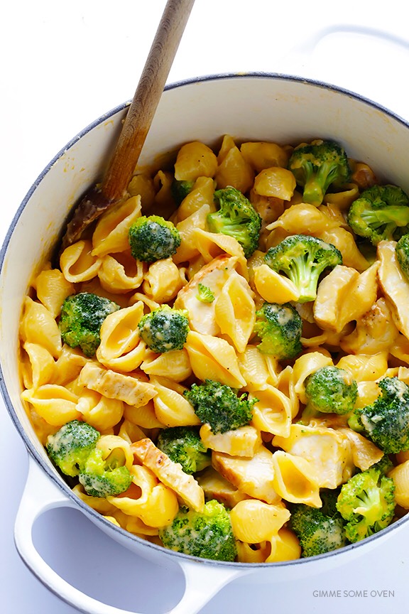 Broccoli Chicken Mac and Cheese