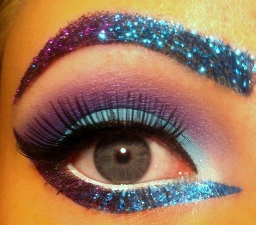 Ways To Wear Glitters On Eyes♥♥♥!!!♥♥