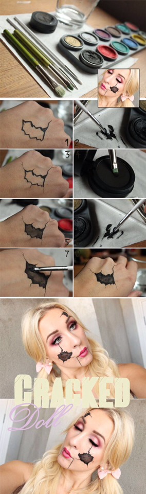 Easy Halloween Makeup Tutorials! #HalloweenTip