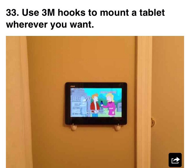 Great tip for students! Make your own tablet mount! 