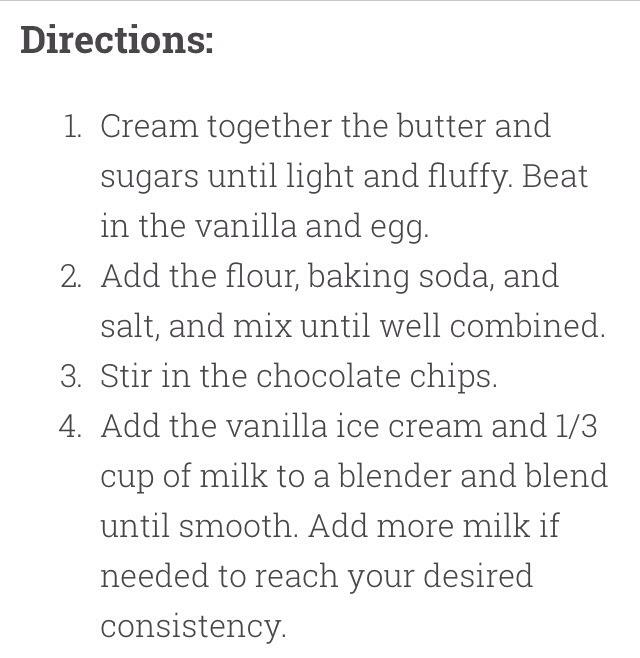 Cookie Dough Blizzard 