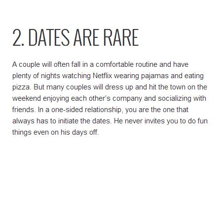 Signs That You Are In One Sided Relationship