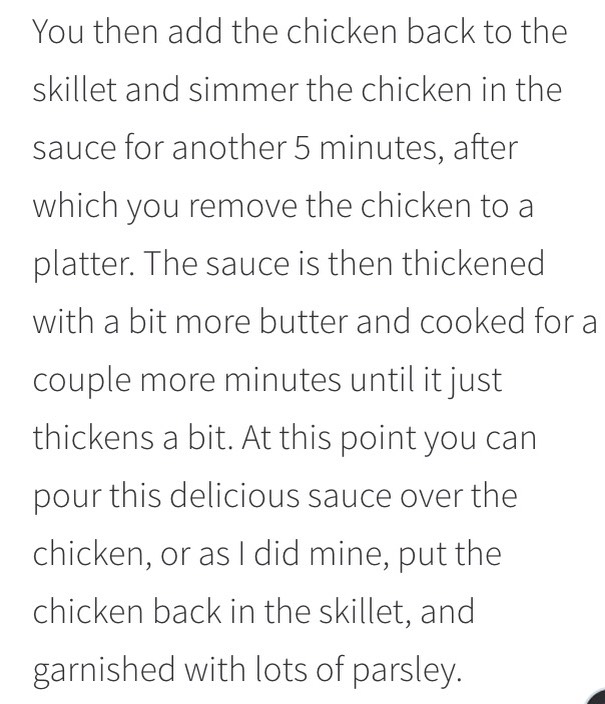 Lemon Chicken Piccata