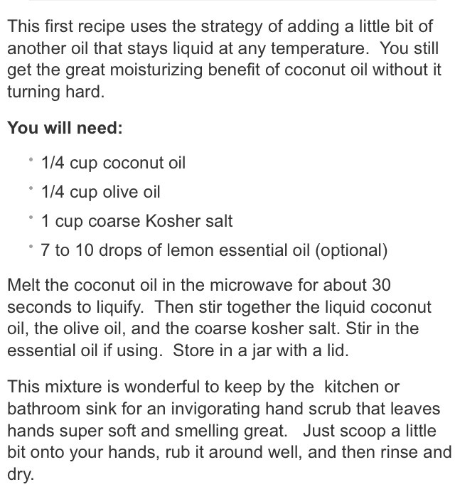 Mini Manicure Coconut Oil Hand Scrub! 😍💜💁💅