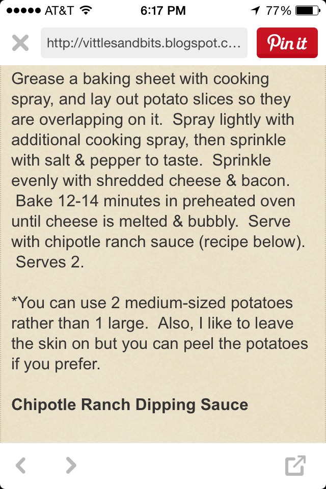 Cheese And Bacon Potatoes