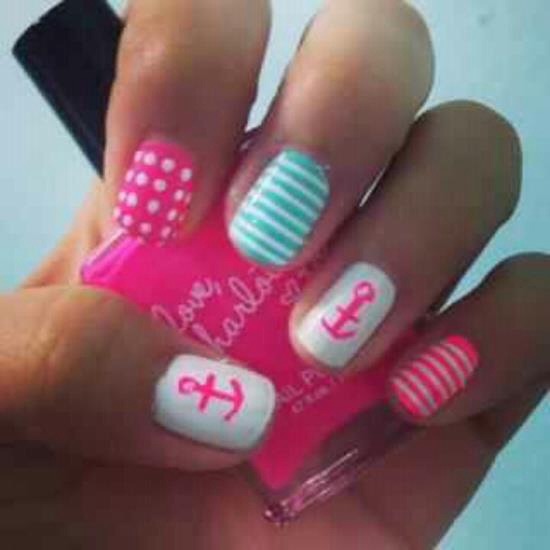 To dry nails faster, apply some hairspray to your fingers or dip your nails in a bowl of ice water