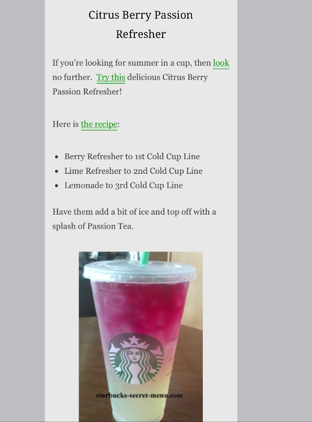 14 Starbucks Secret Menu Drinks
Recipes ...πππ