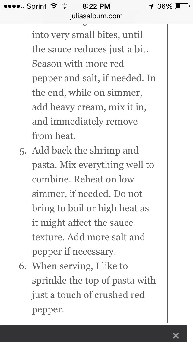 Awesome Spicy Shrimp Pasta in Garlic Tomato Cream Sauce