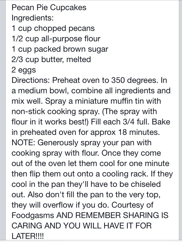 Simple Pecan Pie Cupcakes