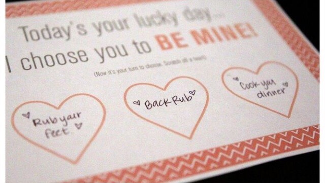 Write anything you want in the space you want someone to scratch. (Recommend to write in pen)