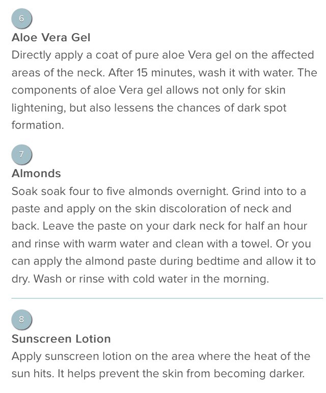 11 Natural Remedies To Get Rid Of Dark Neck