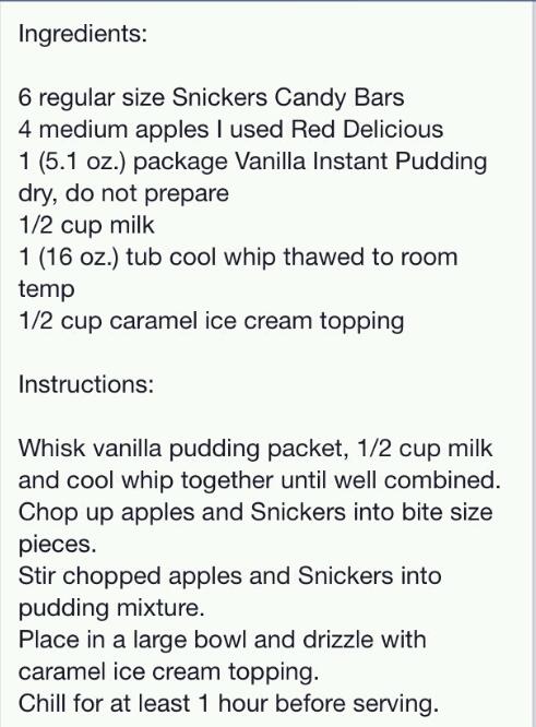 Caramel Apple Salad