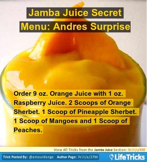 💟✨Jamba Juice Secret Menu & How To Order/ Make Them✨💟