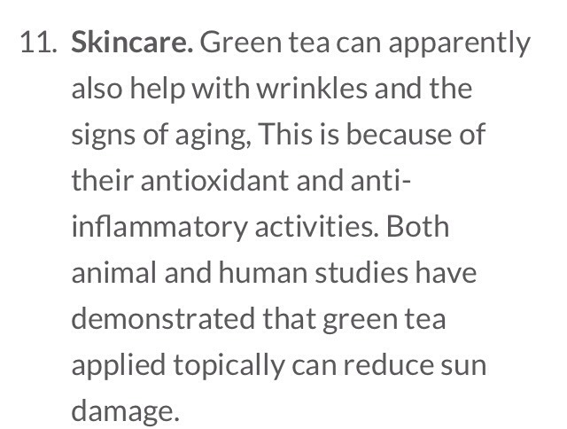 Benefits Of Drinking Green Tea!☕️