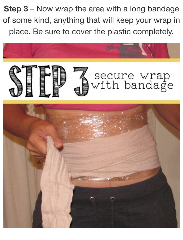 DIY Body Wrap. Lose 1 Inch Overnight 