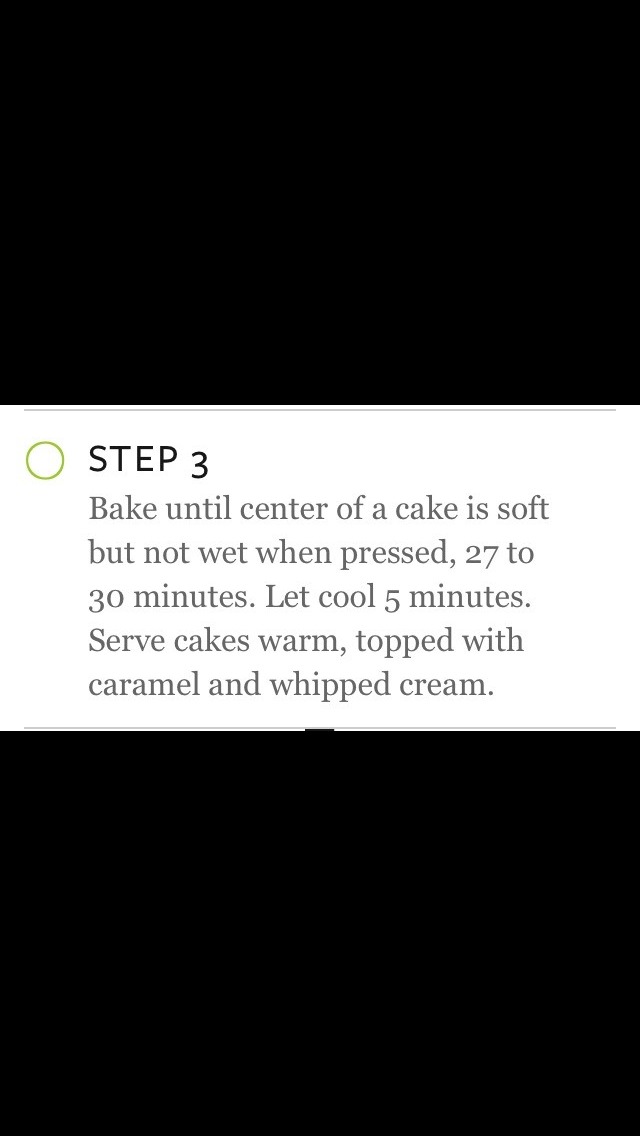 Chocolate Pudding Cakes With Caramel Icing 