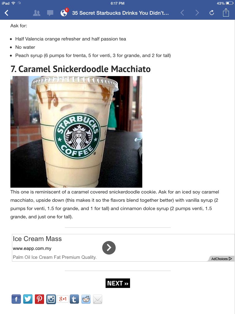"Starbucks Secret Drinks"