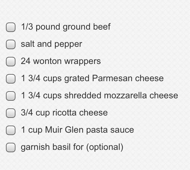 Party Perfect Lasagna Cupcakes 