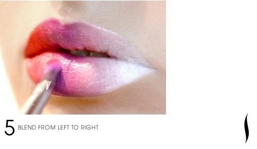 5 Ombre Lips Step By Step