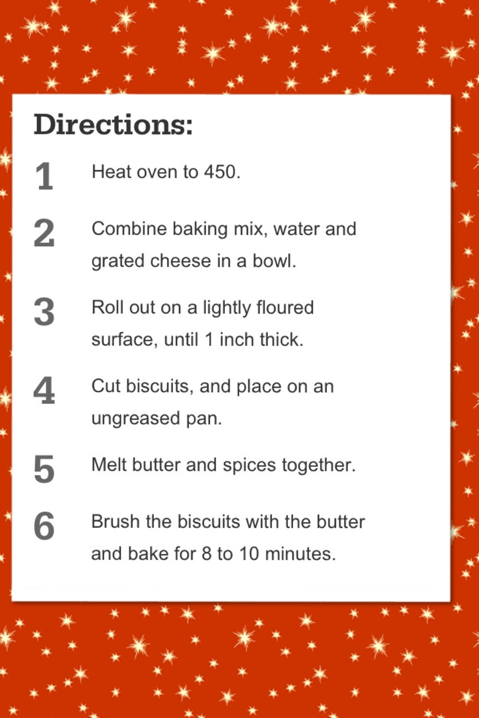 Red lobsters Cheddar Bay Biscuits 