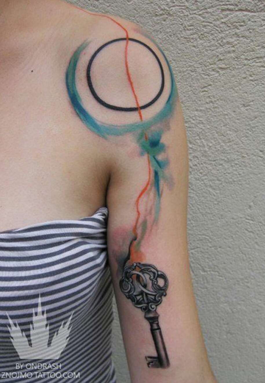    Lock And Key Tattoos!!!!