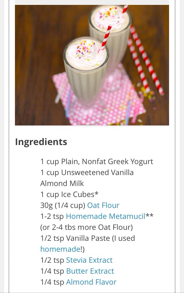 High Protein, Sugar Free,gluten Free, Eggless, Low Fat BIRTHDAY CAKE MILKSHAKE!!