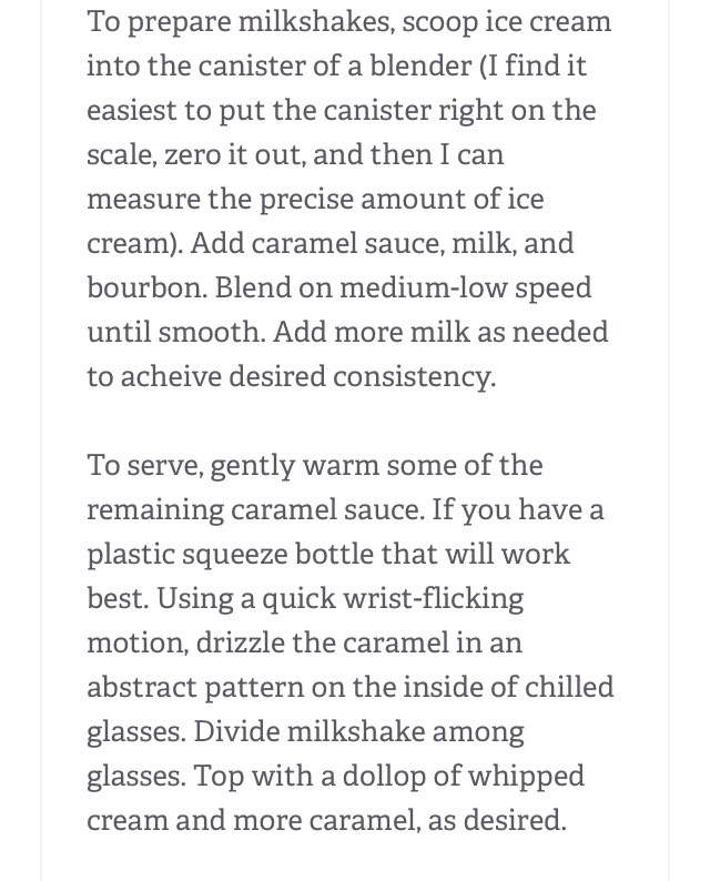 Delicious Salted Caramel Bourbon Milkshake 