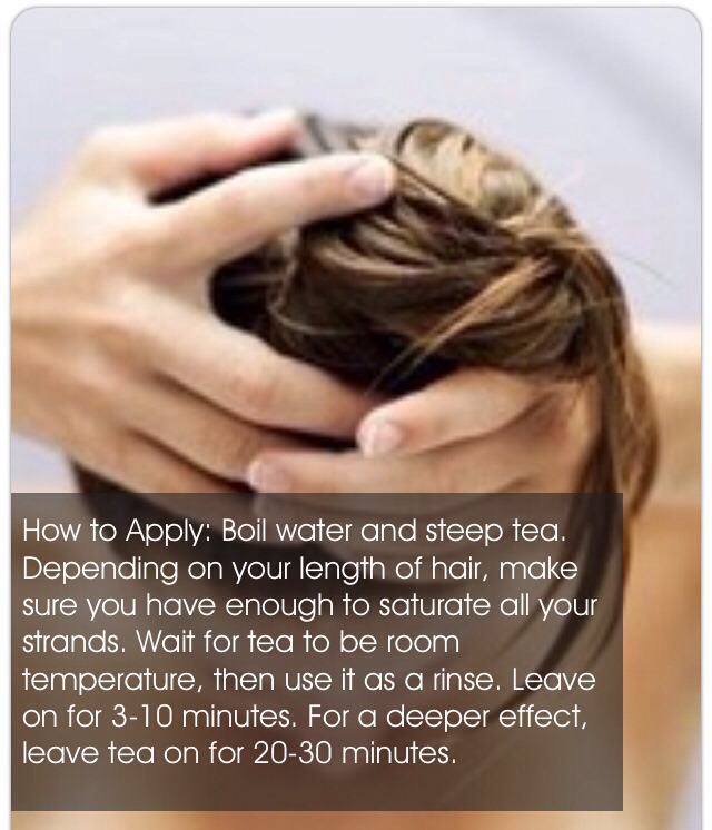 " Dye Your Hair Naturally...with Tea" 💯
